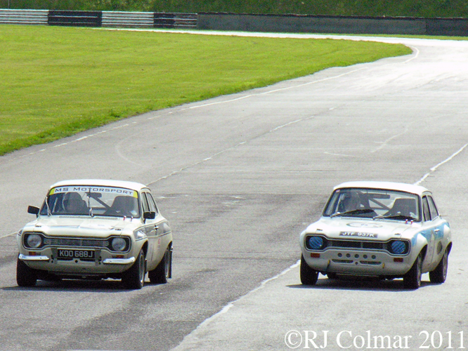 Ford Escort Mk 1's, Castle Combe, Tour Britannia