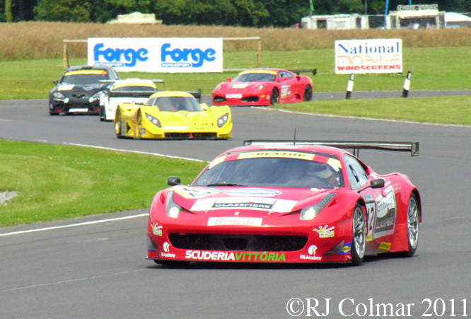Phil Dryburgh / John Gaw, Scuderia Vittoria Ferrari 458, Castle Combe, BECRW