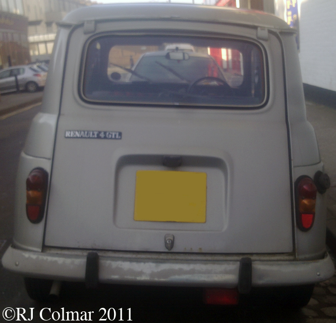 Renault 4 s are great fun to drive with dash mounted umbrella gear sticks 