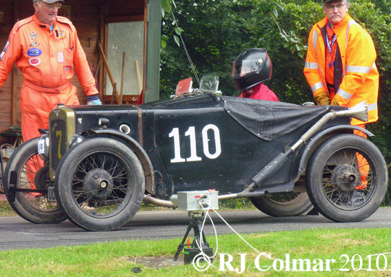 Above Ms Hannah Enticknap 1928 Austin 7 Ulster Special Loton Park