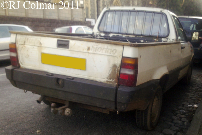  pick up when fully loaded with 500 kgs 1100lbs of cargo FIAT Fiorino