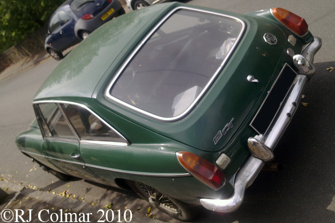 The extra weight of the roof over the MGB Roadster hindered the B GT's