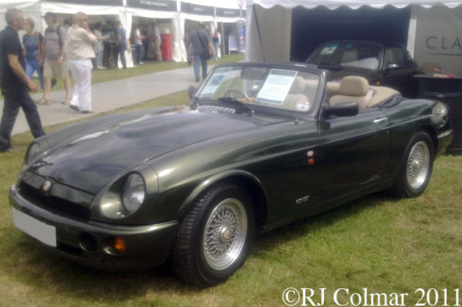 MG RV8 Goodwood FoS At the heart of the RV8 roadster was a'46 cc 240