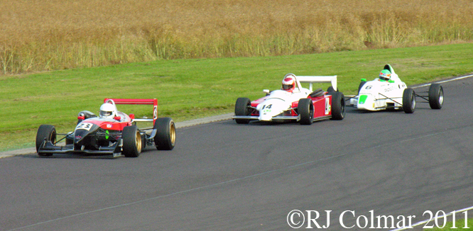 Ray Rowan, Dallara F398, Jim Blockley, Ralt RT3, Roger Orgee, Van Diemen RF00, Castle Combe, BECRW