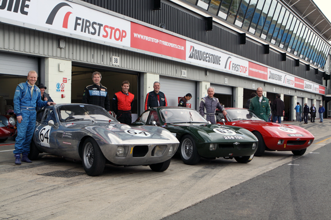 Morgan & Triumph SLR II, III & I, Silverstone Classic 