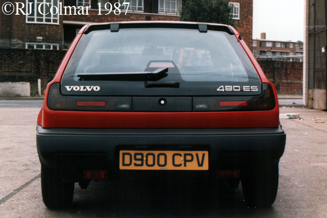 Volvo 480 ES, New Covent Garden