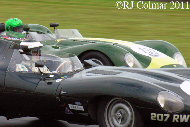 D-Type Jaguar, Knobbly, Lister Jaguar, Gold Cup, Oulton Park