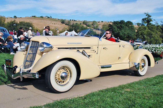 Auburn Boat Tail Speedster, Niello Serrano Concours