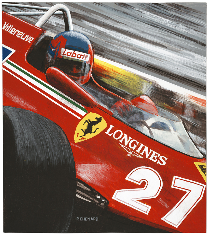 Gilles Villeneuve, Ferrari 126 CK, Monaco, 1981
