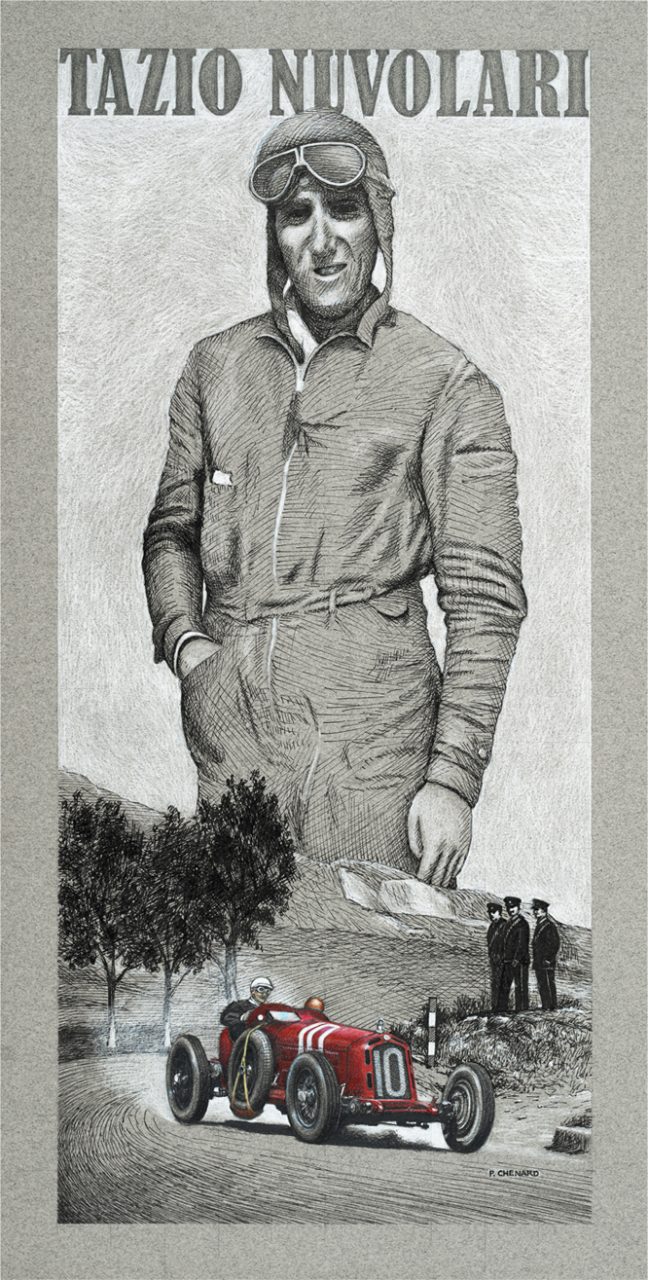 Tazio Nuvolari, Targa Florio, 1932, Paul Chenard