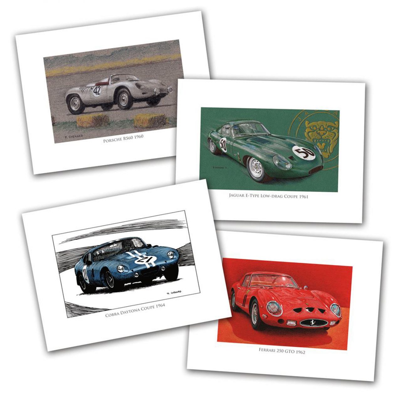 Sports-GT cars set, Paul Chenard