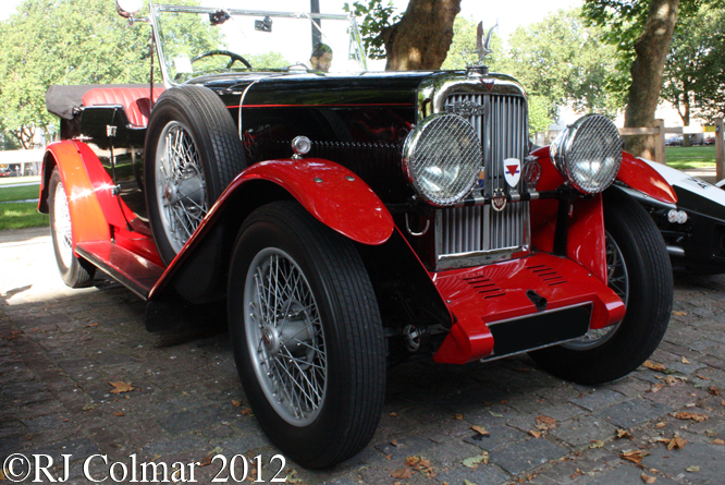 Alvis Silver Eagle, Avenue Drivers Club, Queen Square, Bristol
