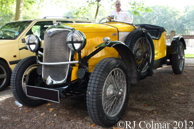 Riley Nine Falcon Special, Avenue Drivers Club, Queen Square, Bristol
