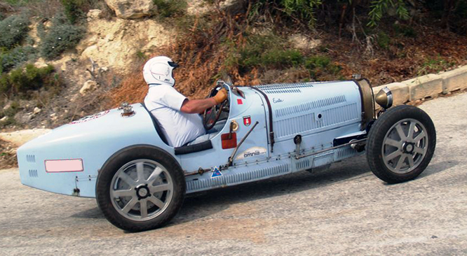 Bugatti T51 R, Mtahleb Hillclimb, Malta