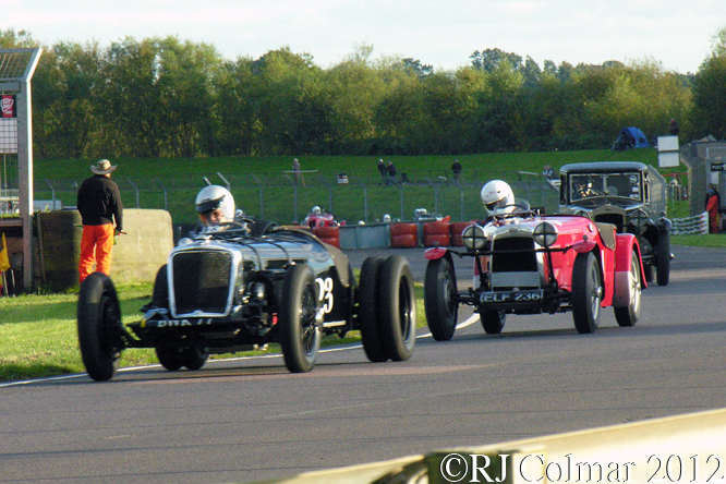 VSCC Pre War Sports Cars, Autumn Classic, Castle Combe