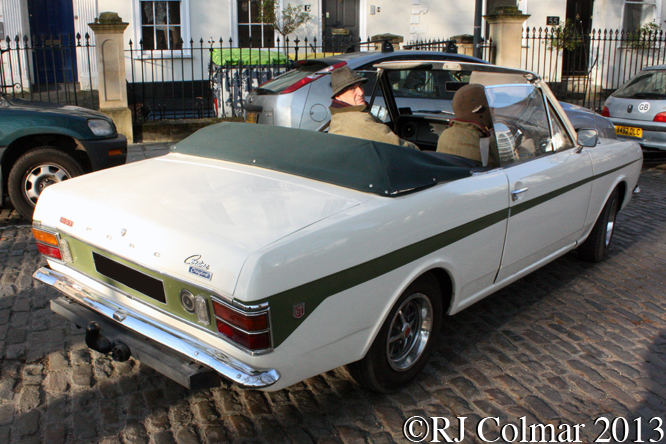 Ford Cortina GT Crayford Convertible, Avenue Drivers Club, Queen Square, Bristol