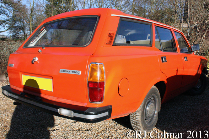 Morris Marina, Cotswolds Classic Car Club, Frogsmill, Andoversford