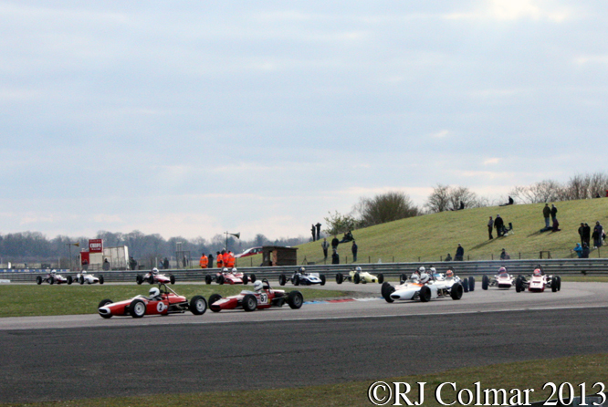 HSCC Historic Formula Ford Race, Thruxton Easter Revival 