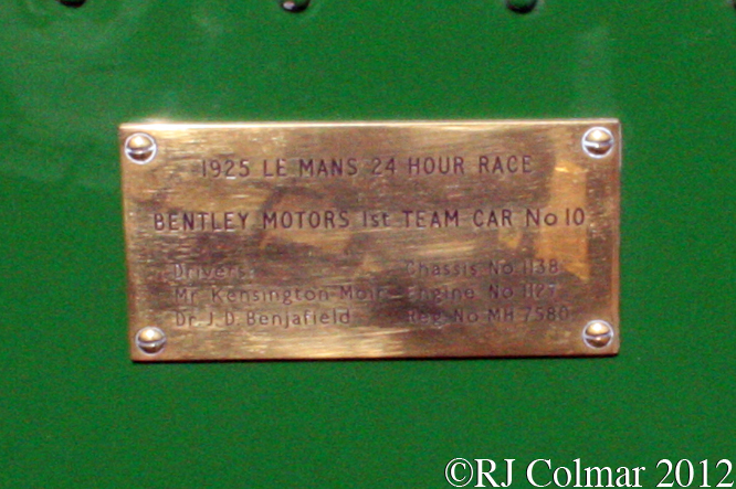 Bentley 3 litre, Brooklands Double 12, Brooklands Museum