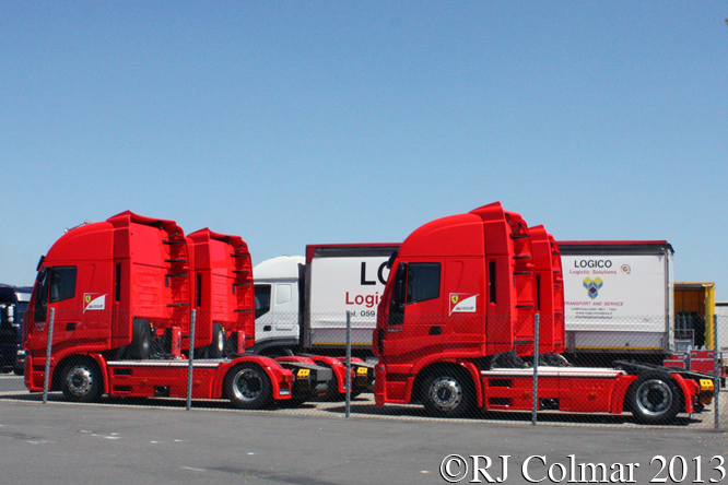 Ferrari Trucks, Young Driver Test, Silverstone