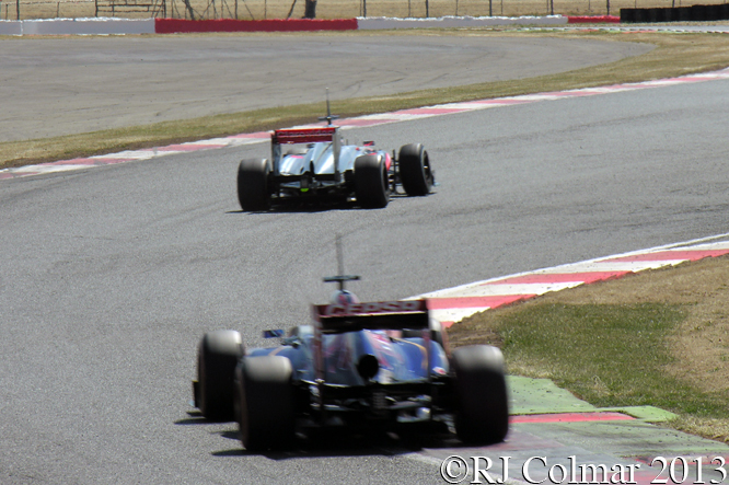 Parffett, McLaren MP4-28, Vergne, Torro Rosso STR8, Young Driver Test, Silverstone