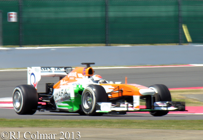Sutil, Force India VJM06, Young Driver Test, Silverstone