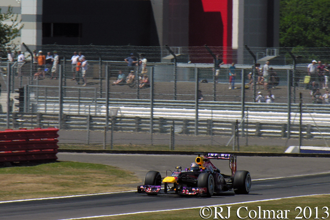 Vettel, Red Bull RB9, Young Driver Test, Silverstone