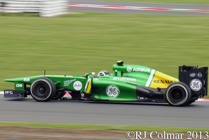 van der Garde, Caterham Renault, CT03, British Grand Prix, P2, Silverstone