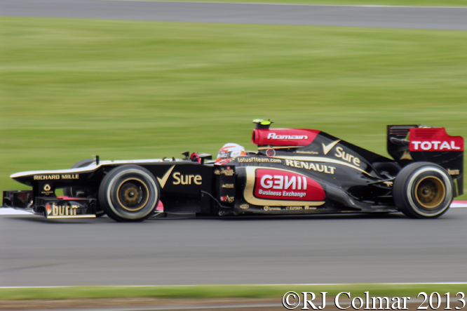 Grosjean, Lotus Renault, E21, British Grand Prix, P2, Silverstone