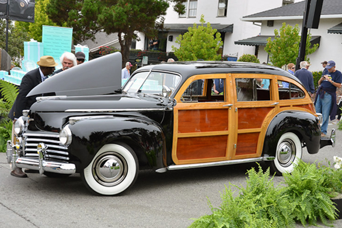 Chrysler Town & Country Barrel Back, Carmel by the sea Concours