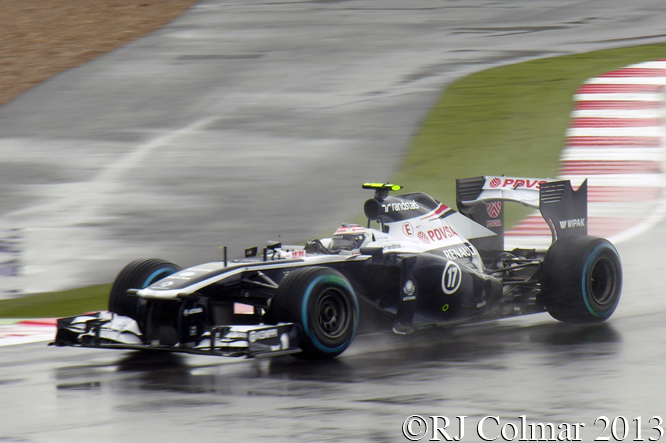Bottas Williams Renault  FW35, British Grand Prix P1, Silverstone