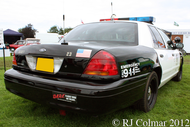 Ford Crown Victoria Police Interceptor, Classics At The Castle, Sherborne Castle