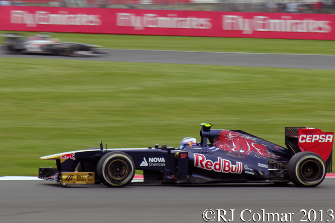 Ricciardo, Toro Rosso STR8, British Grand Prix P2, Silverstone 