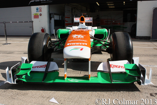 Force India Mercedes VJM06, Young Driver Test, Silverstone 