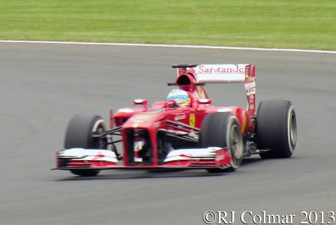 Ferrari F138, Alonso, British Grand Prix P2, Silverstone