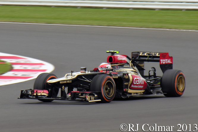 Lotus Renault E21, Grosjean, British Grand Prix P2, Silverstone