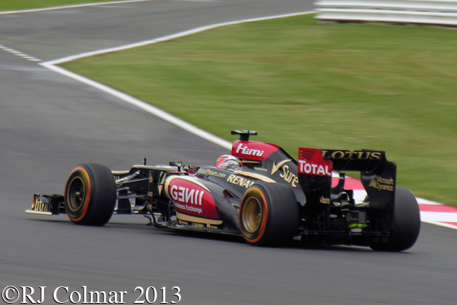 Lotus Renault E21, Raikkönnen, British Grand Prix P2, Silverstone