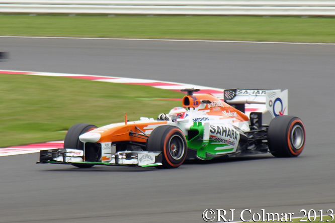 Force India Mercedes VJM06, di Resta, British Grand Prix, P2, Silverstone 