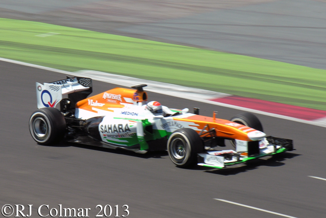 Force India Mercedes VJM06, Sutil, Young Driver Test, Silverstone 