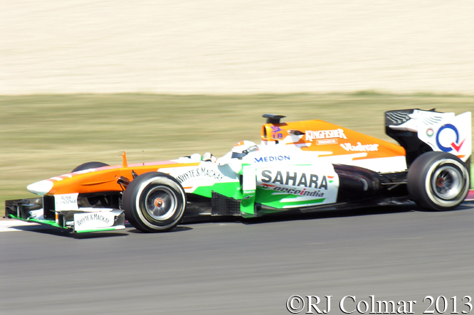 Force India Mercedes VJM06, Sutil, Young Driver Test, Silverstone 