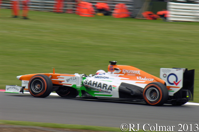 Force India Mercedes VJM06, di Resta, British Grand Prix, P2, Silverstone 