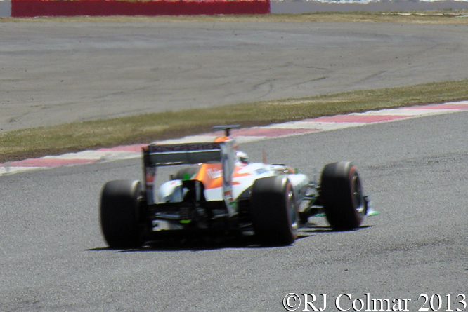 Force India Mercedes VJM06, Sutil, Young Driver Test, Silverstone 