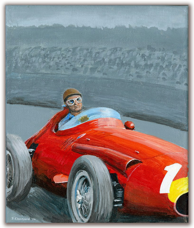 Maserati 250F, by Paul Chenard  