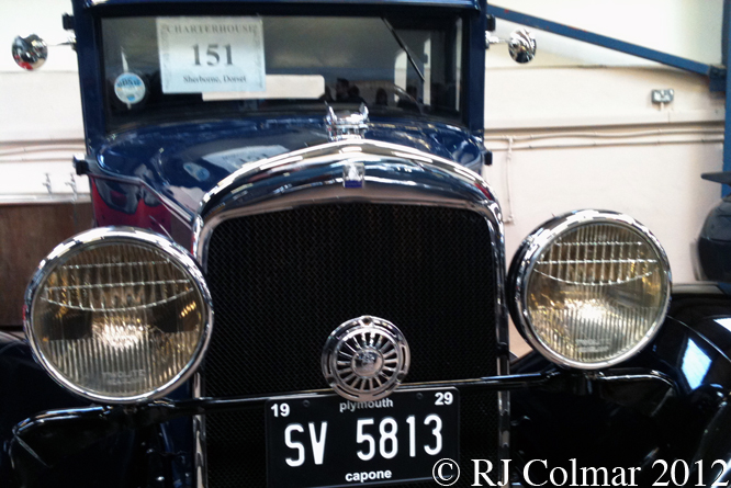 Plymouth Model U, Chaterhouse Auctions, Bristol Classic Motor Show, Shepton Mallet