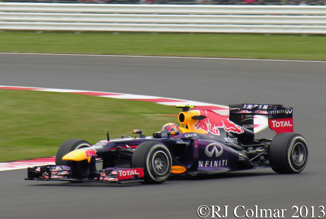 Red Bull RB9, Webber, British Grand Prix P2, Silverstone 