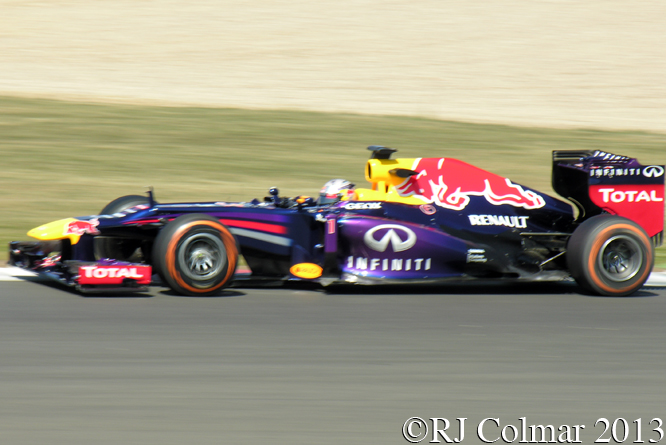 Red Bull RB9, Vettel, Young Driver Test, Silverstone 