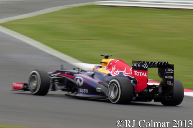 Red Bull RB9, Vettel, British Grand Prix P2, Silverstone 