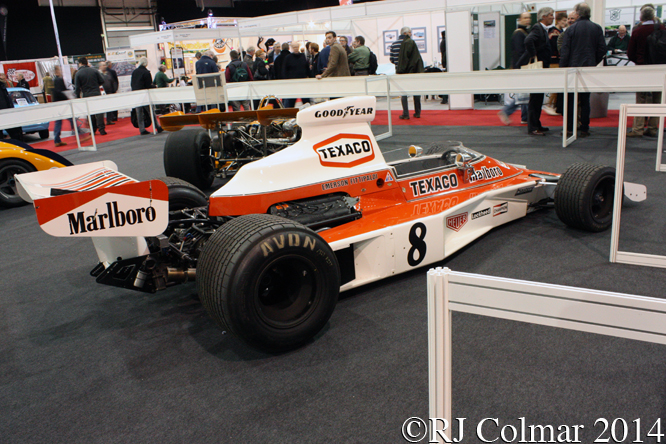 McLaren Cosworth M23, Race Retro, Stoneleigh