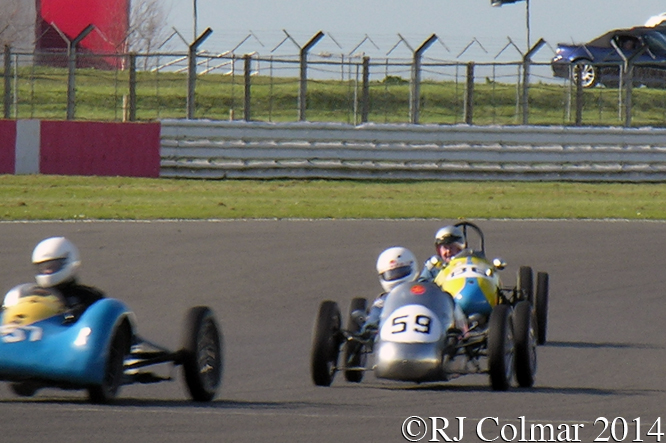 F3 500, Bishop Miller, Kingsland, Turner  VSCC Spring Start, Silverstone