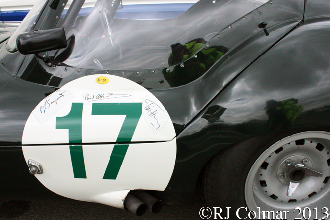 Lister Coupé, HGPCA Test Day, Silverstone